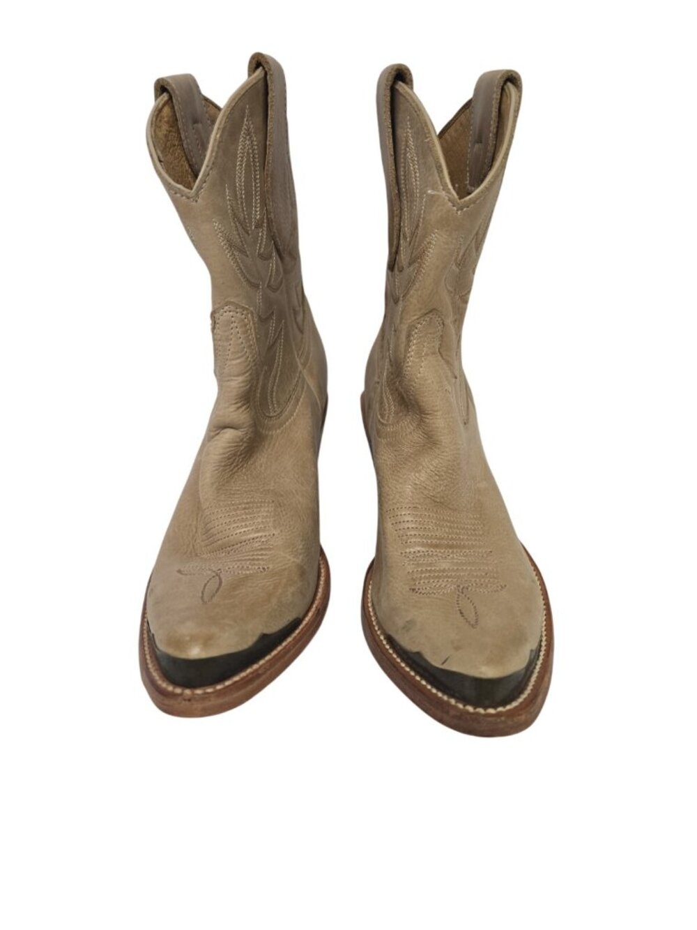 Shyanne Women's Pull On Ankle Cowboy Western Boot Tan 6.5B - Picture 5 of 7